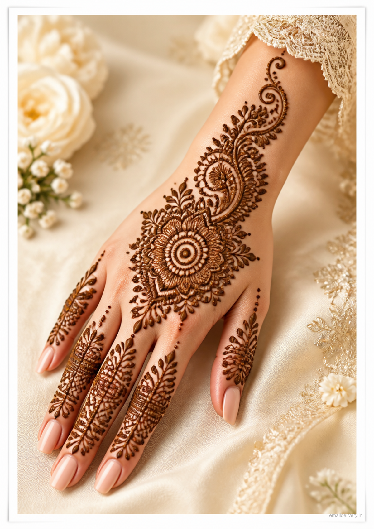100 Back Hand Mehndi Designs – Elegant Digital Art Collection