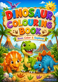 Dinosaur Colouring Book