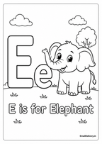 E is for Elephant