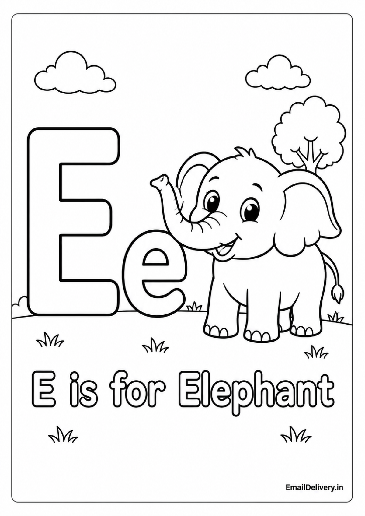 E is for Elephant