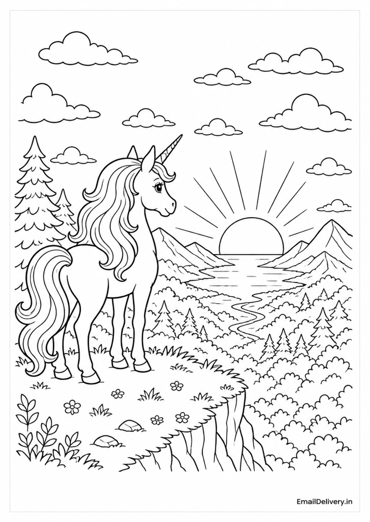 Unicorn Sun Rise