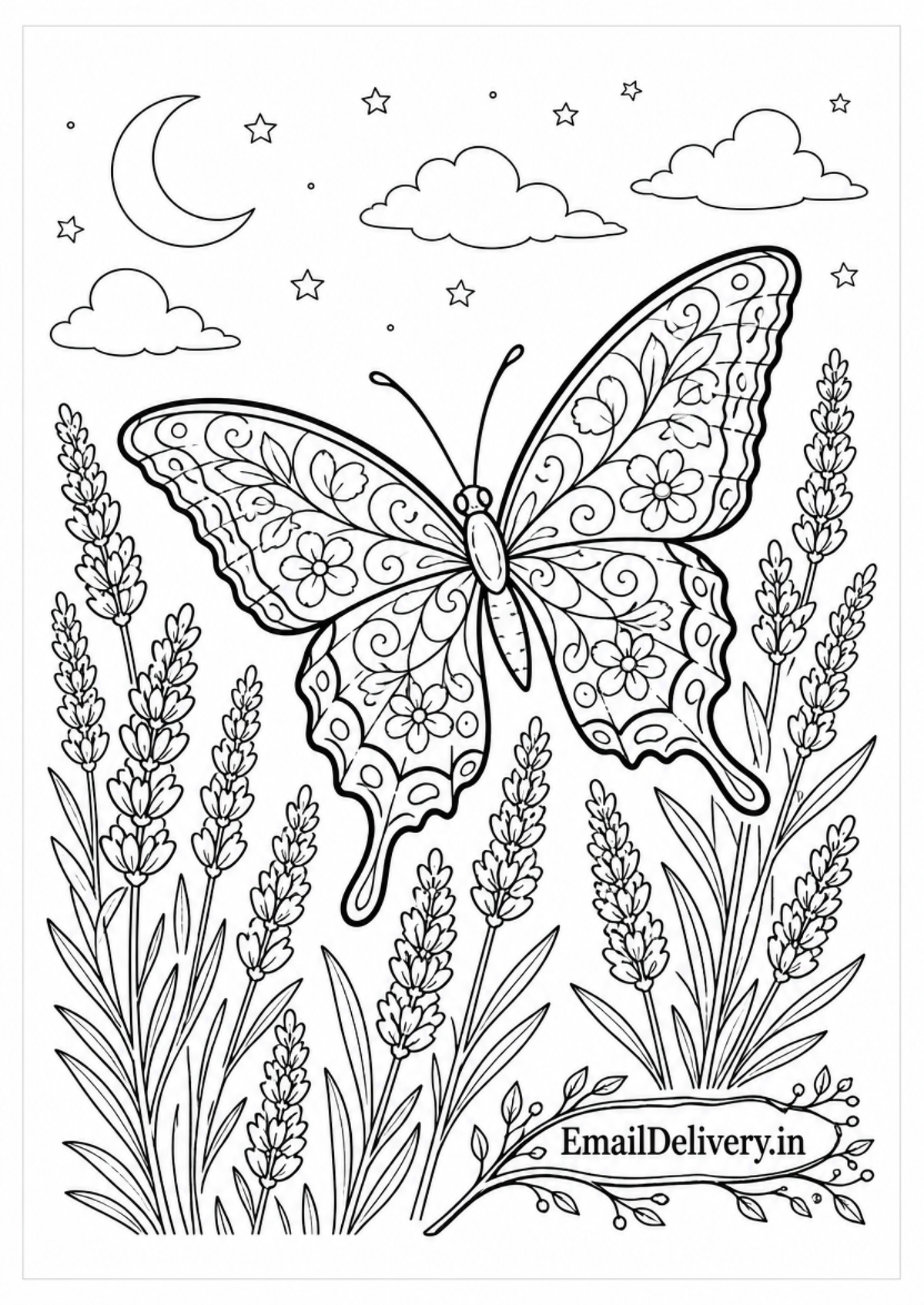large decorative butterfly