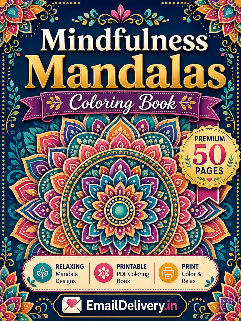 Mindfulness Mandalas Coloring Book