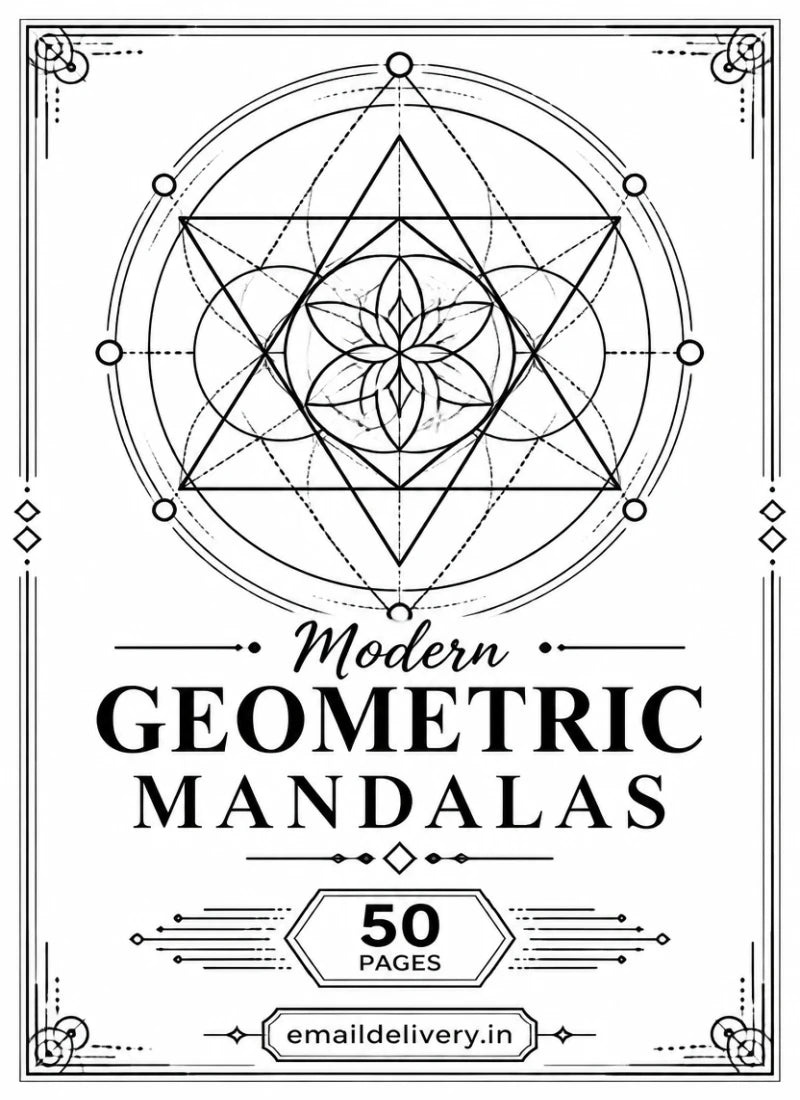 Modern Geometric Mandalas