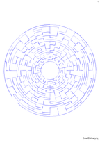 100 Hard Round Maze Activity Book for Adults