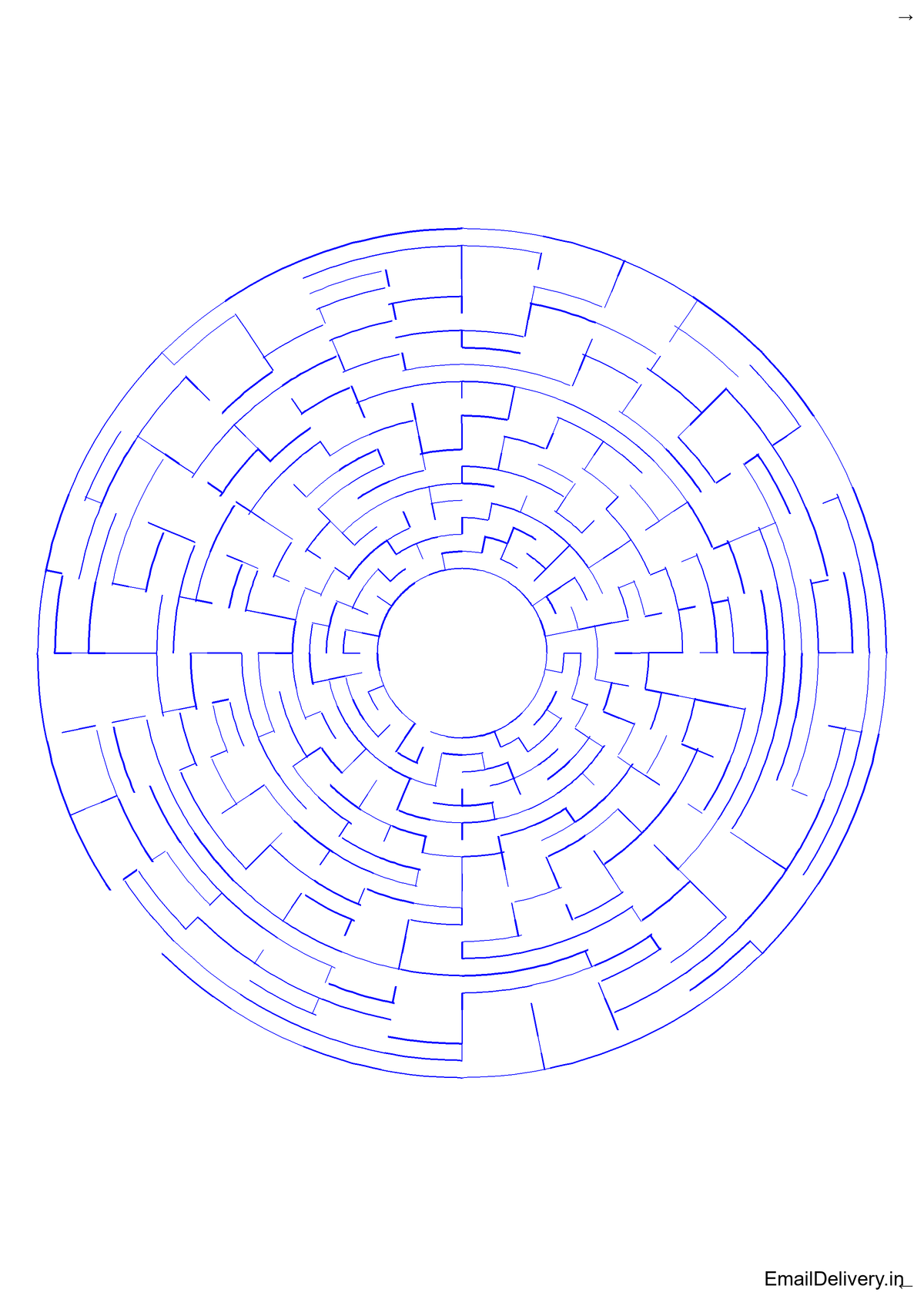 100 Hard Round Maze Activity Book for Adults