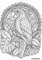 Majestic Animal Mandalas coloring book