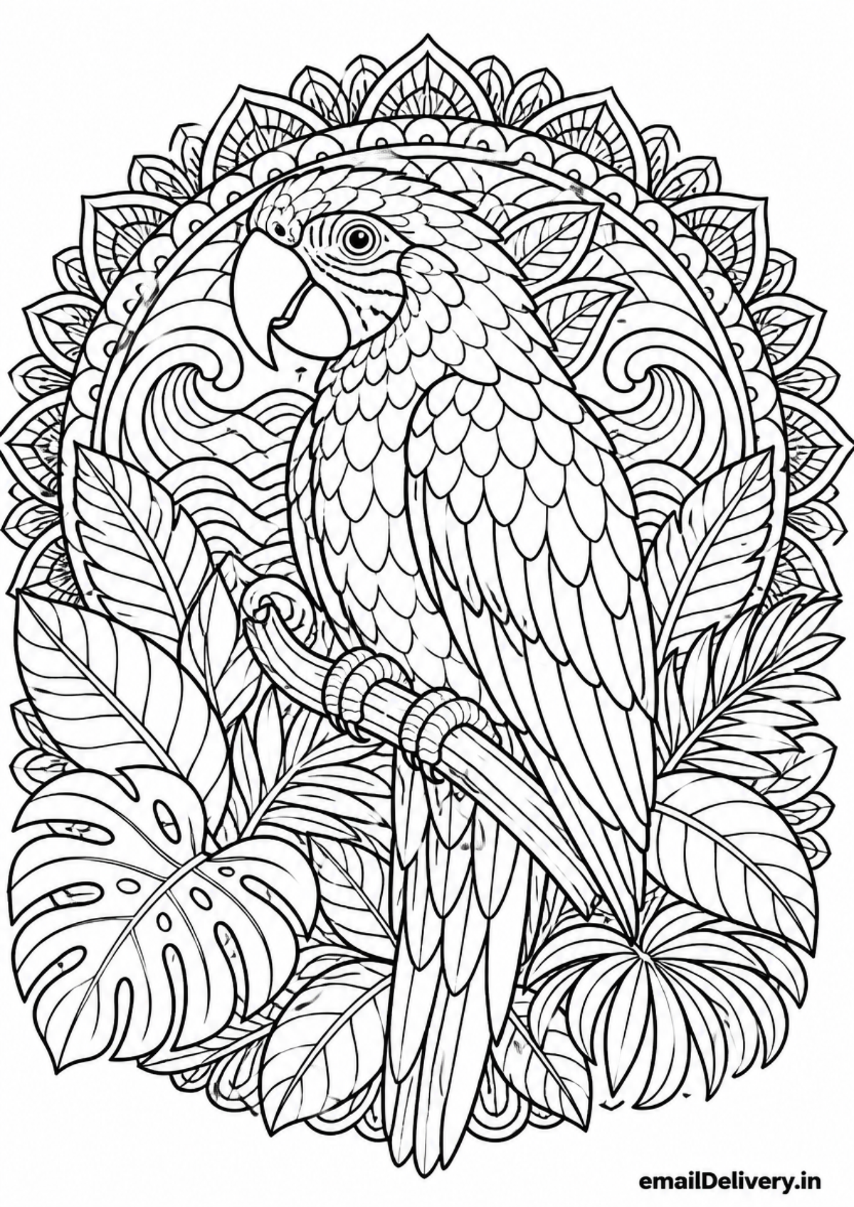 Majestic Animal Mandalas coloring book