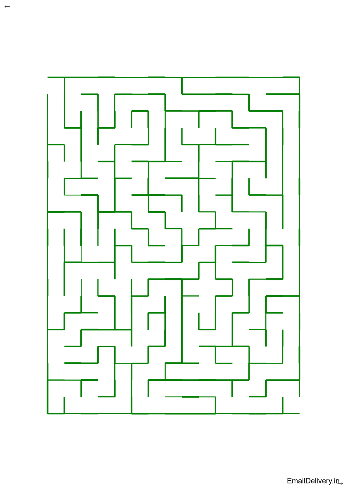 100 Easy Maze Activity for Kids – Printable PDF