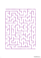 100 Easy Maze Activity for Kids – Printable PDF
