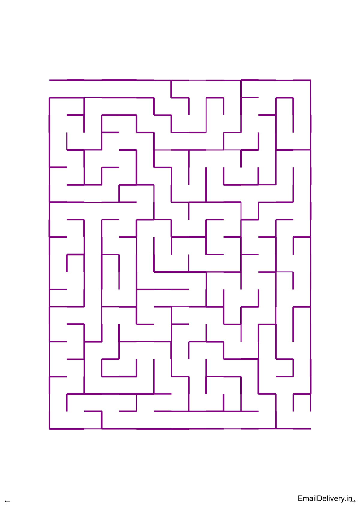 100 Easy Maze Activity for Kids – Printable PDF