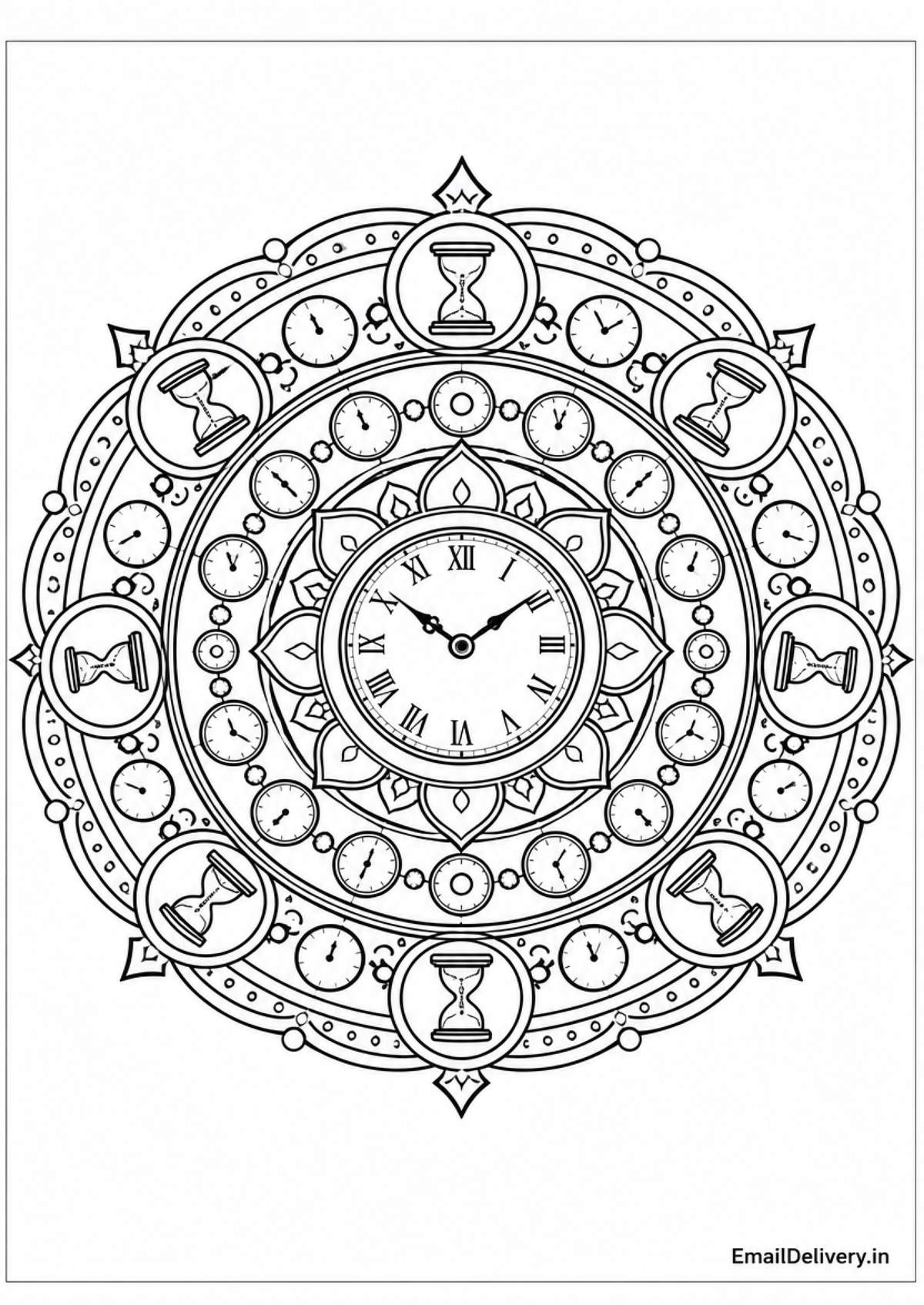 Mindfulness Mandalas Coloring Book