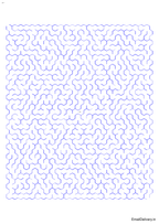 100 Hexagonal Maze Activity Book - Printable PDF