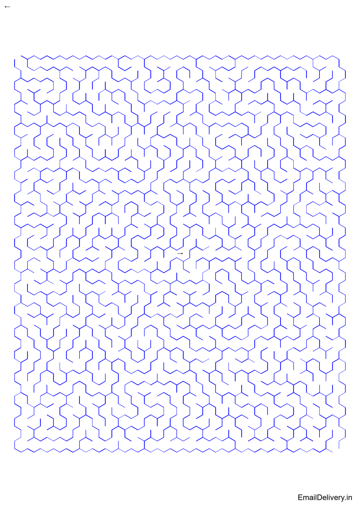 100 Hexagonal Maze Activity Book - Printable PDF
