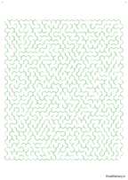 100 Hexagonal Maze Activity Book - Printable PDF