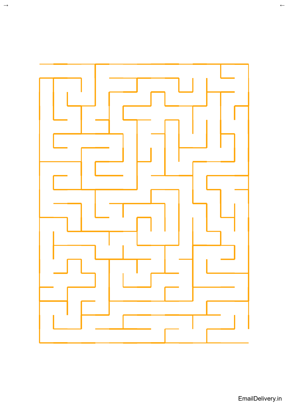 100 Easy Maze Activity for Kids – Printable PDF