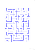 100 Easy Maze Activity for Kids – Printable PDF