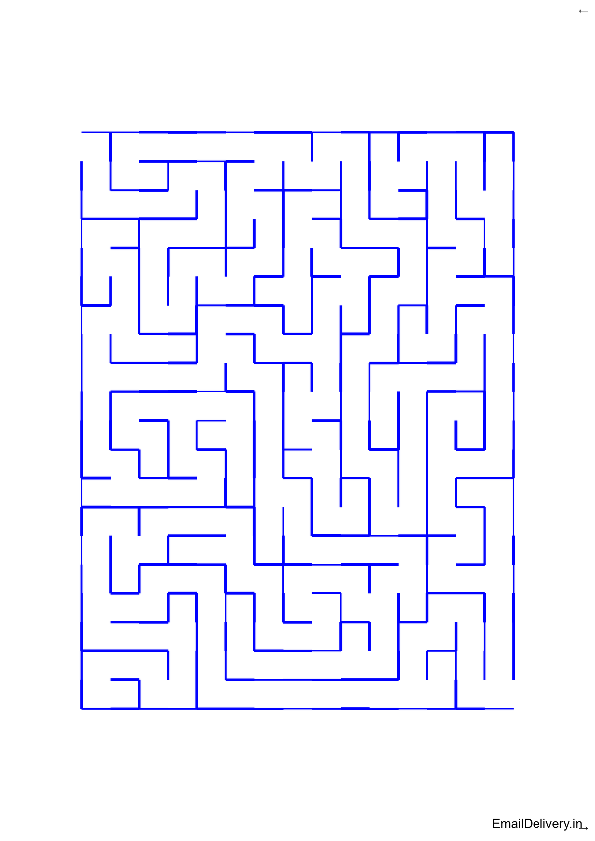 100 Easy Maze Activity for Kids – Printable PDF