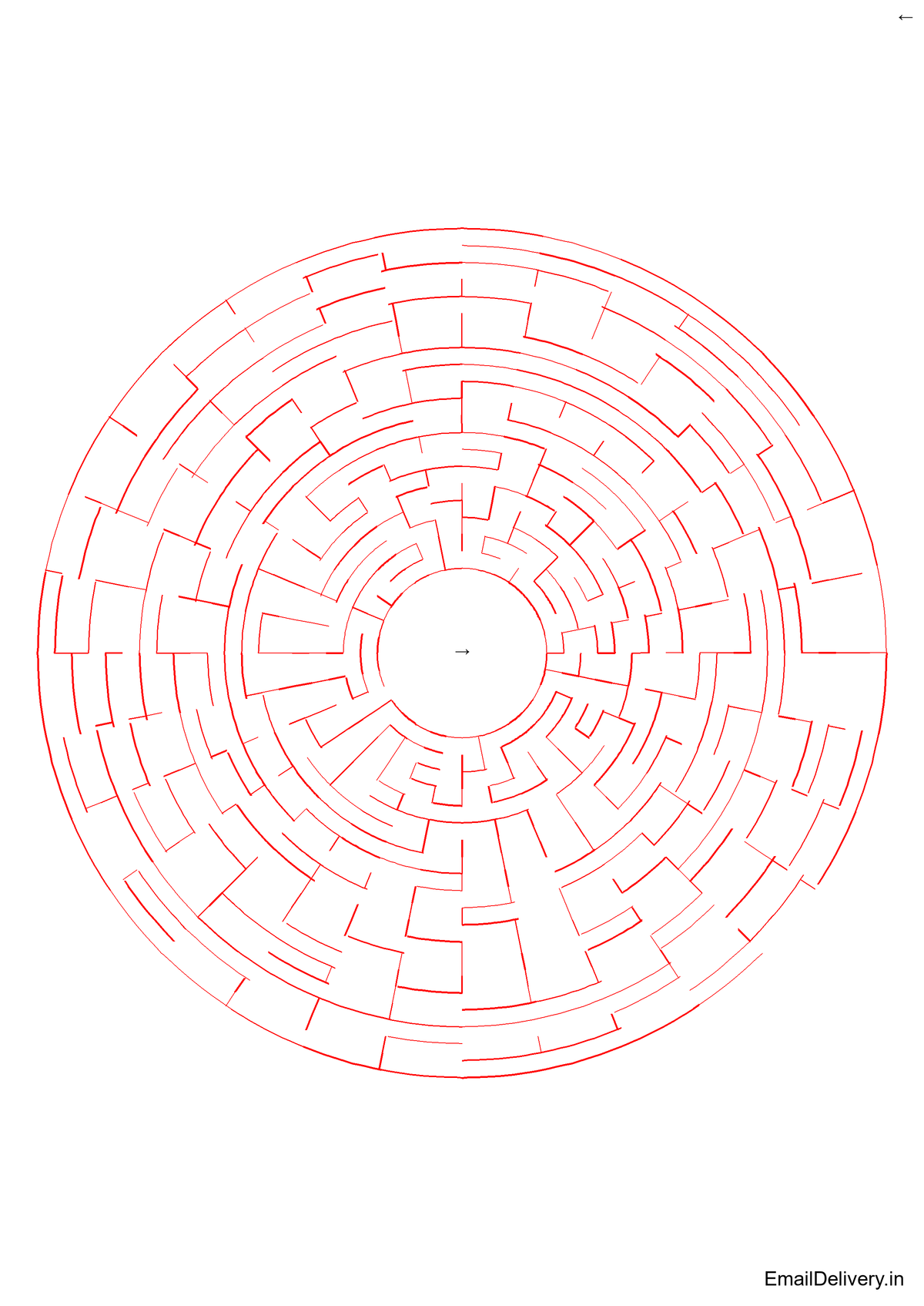 100 Hard Round Maze Activity Book for Adults