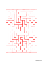 100 Easy Maze Activity for Kids – Printable PDF