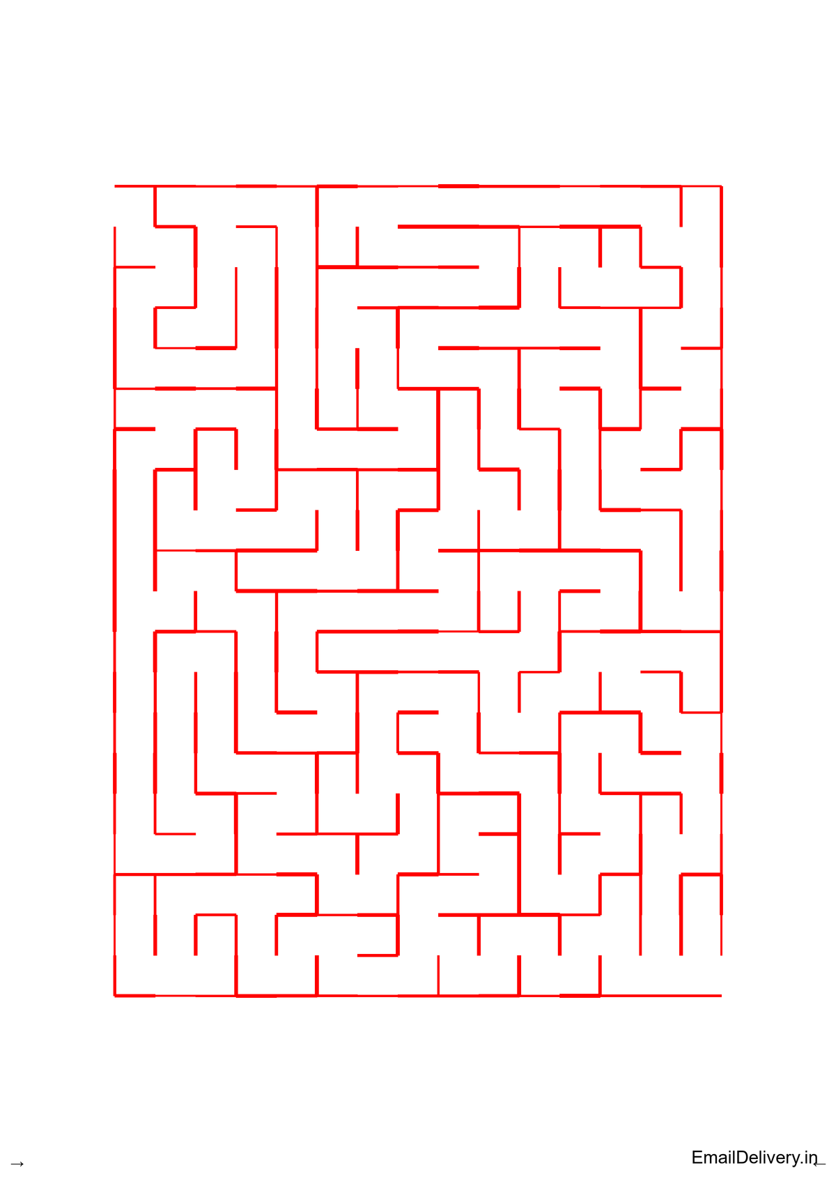 100 Easy Maze Activity for Kids – Printable PDF