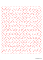 100 Hexagonal Maze Activity Book - Printable PDF