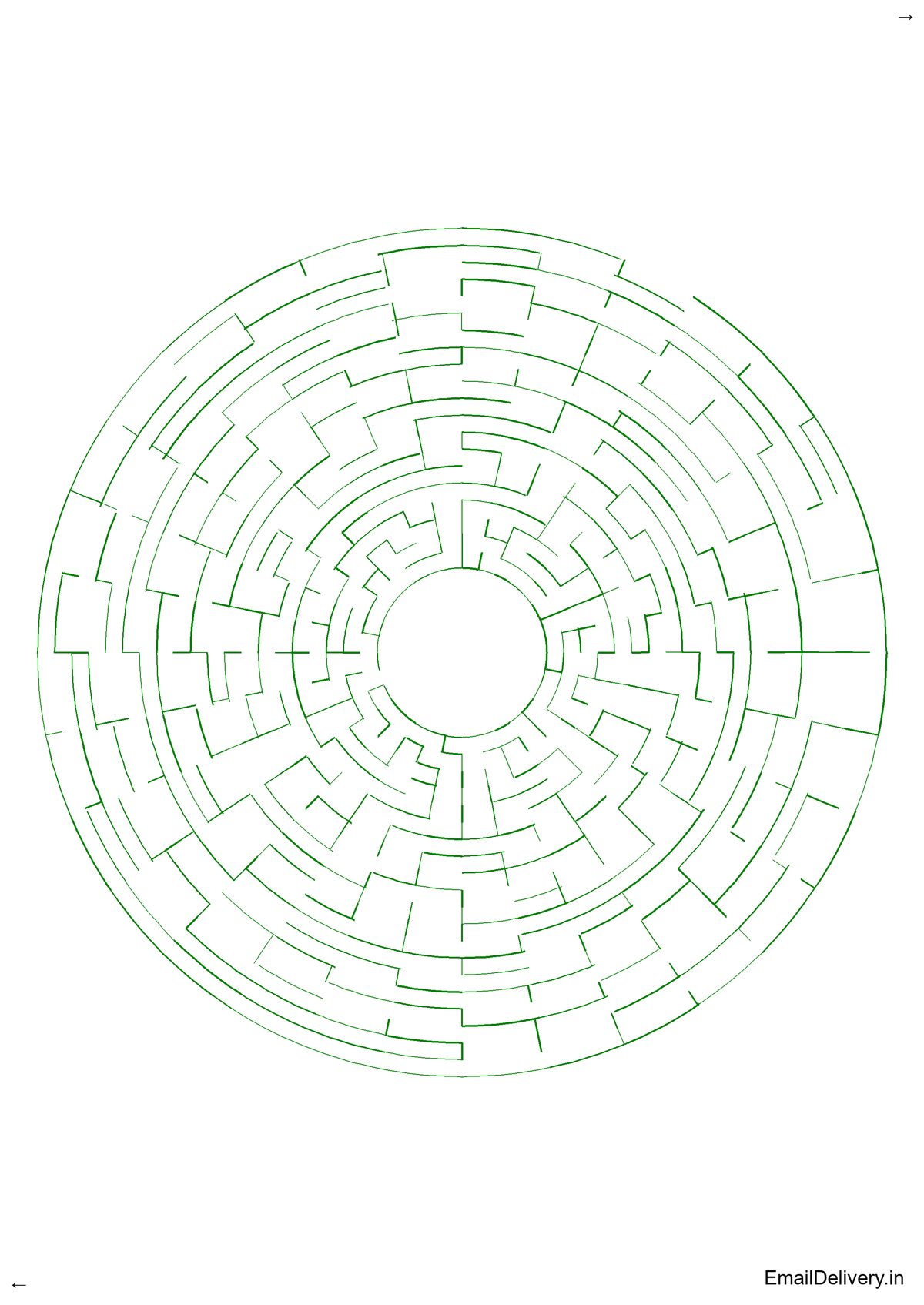 100 Hard Round Maze Activity Book for Adults