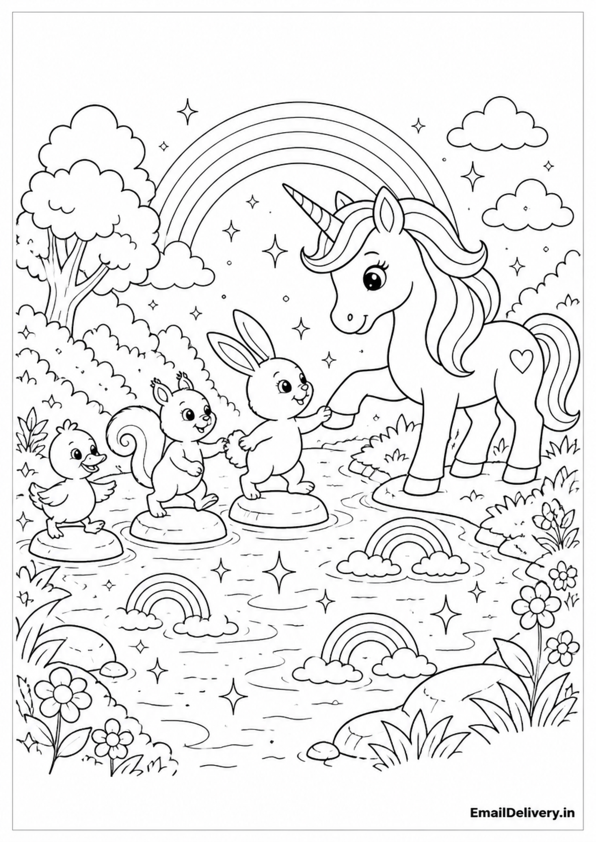 unicorns with rabits